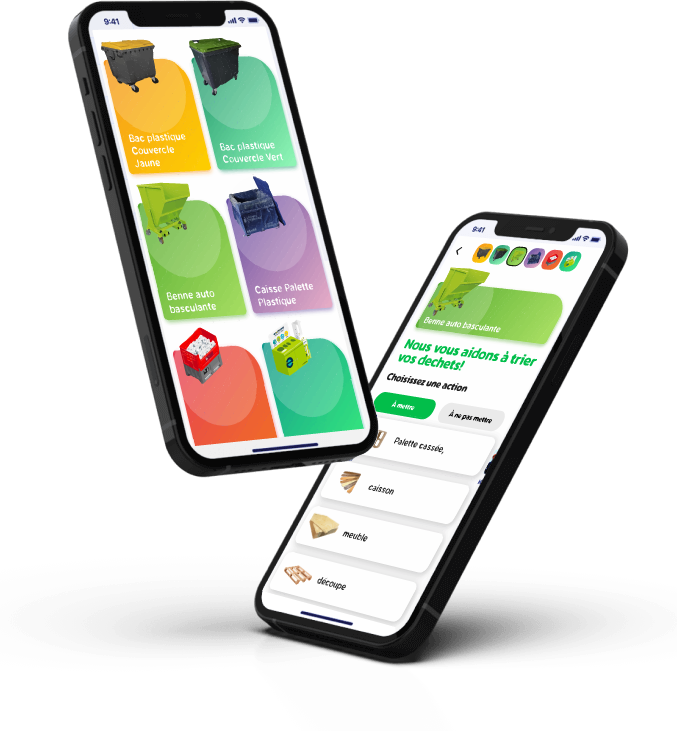 Application MaBoxEco sur smartphones